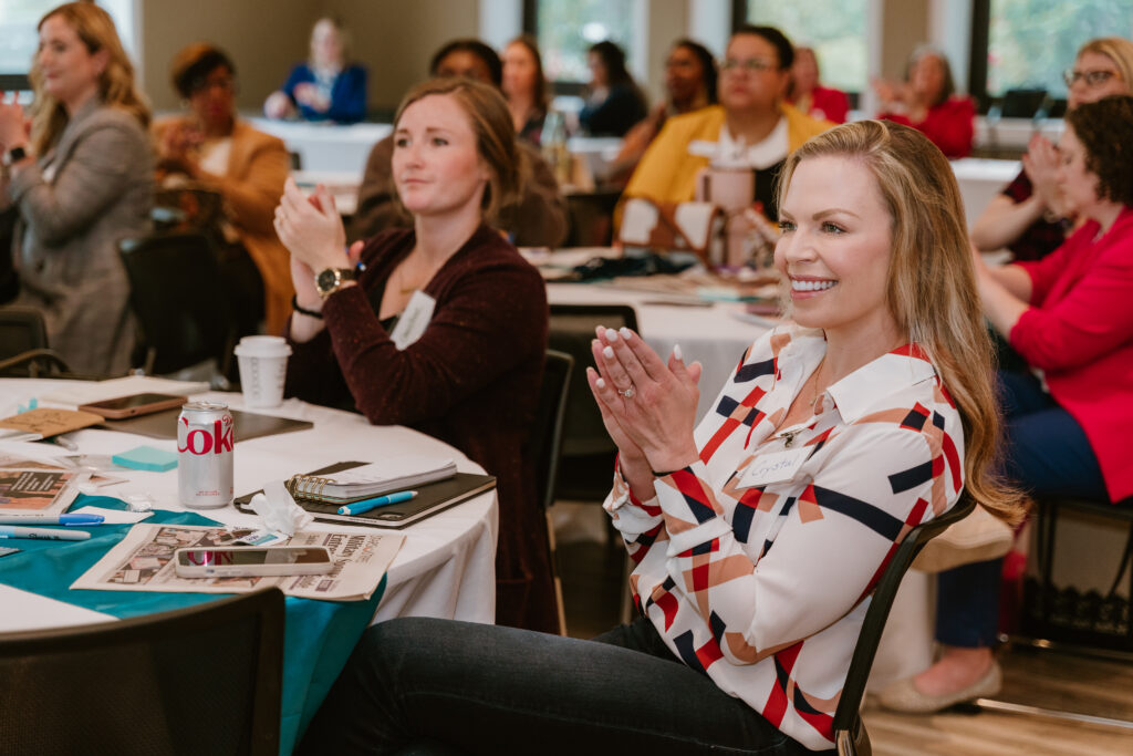 military spouse summit attendees engaged in the presentation